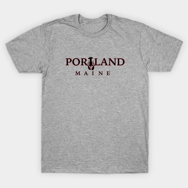 Visit Portland ME T-Shirt by ACGraphics